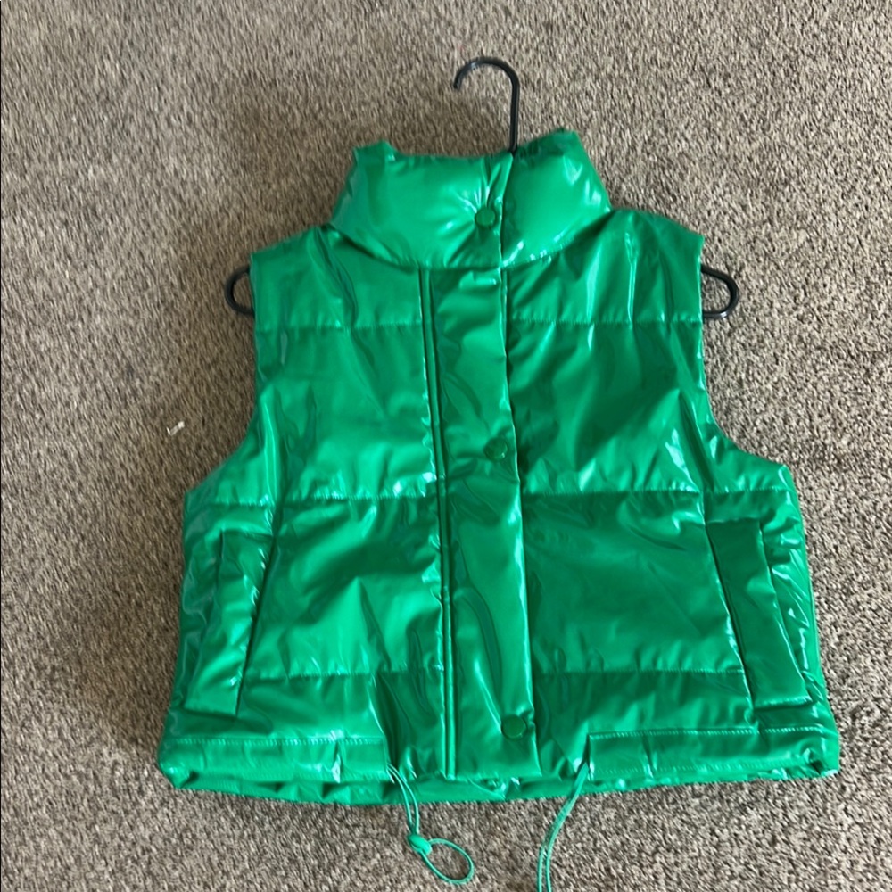 Green Women’s Puffer Vest